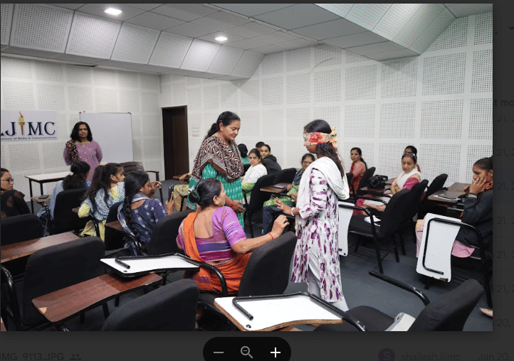 L J Institute of Media and Communications Ahmedabad Training  Workshop  Communication Sewa photo 31